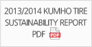 KUMHOTIRE 2013 2014 SUSTAINABILITY REPORT   PDF