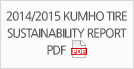 KUMHOTIRE 2014 2015 SUSTAINABILITY REPORT   PDF